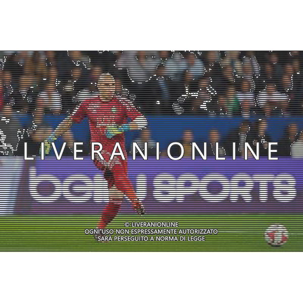 Stephane Ruffier - 31.08.2014 - Paris Saint Germain / Saint Etienne - 4eme journee de Ligue 1 - Photo : Aurelien Meunier / Icon Sport /AGENZIA ALDO LIVERANI SAS - ITALY ONLY - EDITORIAL USE ONLY