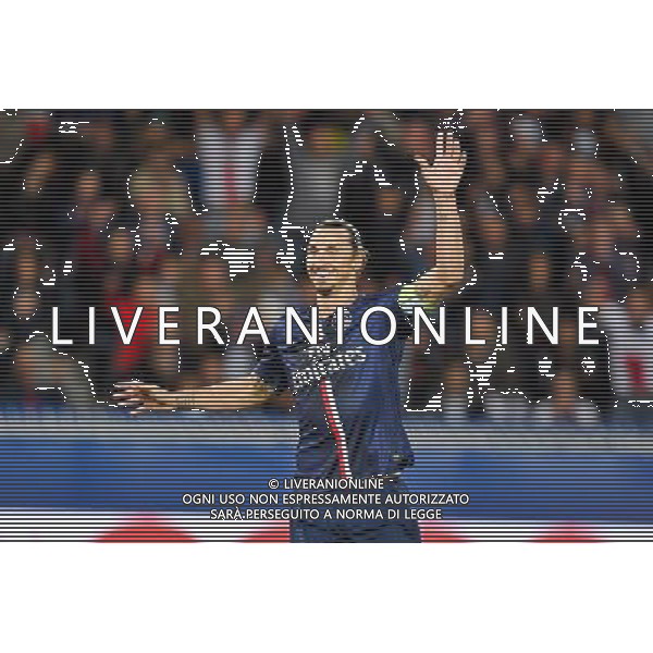 Zlatan Ibrahimovic - 31.08.2014 - Paris Saint Germain / Saint Etienne - 4eme journee de Ligue 1 - Photo : Aurelien Meunier / Icon Sport /AGENZIA ALDO LIVERANI SAS - ITALY ONLY - EDITORIAL USE ONLY