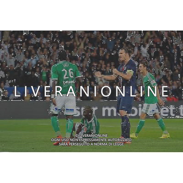 Zlatan Ibrahimovic - 31.08.2014 - Paris Saint Germain / Saint Etienne - 4eme journee de Ligue 1 - Photo : Aurelien Meunier / Icon Sport /AGENZIA ALDO LIVERANI SAS - ITALY ONLY - EDITORIAL USE ONLY