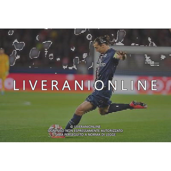 Zlatan Ibrahimovic - 31.08.2014 - Paris Saint Germain / Saint Etienne - 4eme journee de Ligue 1 - Photo : Aurelien Meunier / Icon Sport /AGENZIA ALDO LIVERANI SAS - ITALY ONLY - EDITORIAL USE ONLY