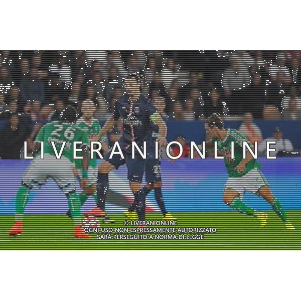Zlatan Ibrahimovic - 31.08.2014 - Paris Saint Germain / Saint Etienne - 4eme journee de Ligue 1 - Photo : Aurelien Meunier / Icon Sport /AGENZIA ALDO LIVERANI SAS - ITALY ONLY - EDITORIAL USE ONLY