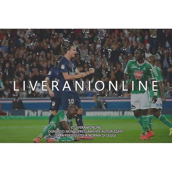 Joie Zlatan IBRAHIMOVIC - 31.08.2014 - Paris Saint Germain / Saint Etienne - 4eme journee de Ligue 1 - Photo : WinterPress / Icon Sport /AGENZIA ALDO LIVERANI SAS - ITALY ONLY - EDITORIAL USE ONLY