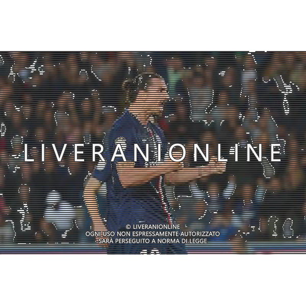 Joie Zlatan IBRAHIMOVIC - 31.08.2014 - Paris Saint Germain / Saint Etienne - 4eme journee de Ligue 1 - Photo : WinterPress / Icon Sport /AGENZIA ALDO LIVERANI SAS - ITALY ONLY - EDITORIAL USE ONLY