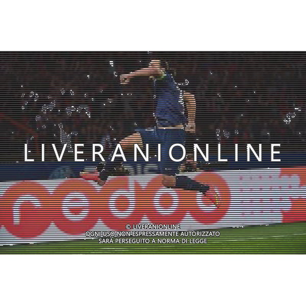 Joie Zlatan IBRAHIMOVIC - 31.08.2014 - Paris Saint Germain / Saint Etienne - 4eme journee de Ligue 1 - Photo : WinterPress / Icon Sport /AGENZIA ALDO LIVERANI SAS - ITALY ONLY - EDITORIAL USE ONLY