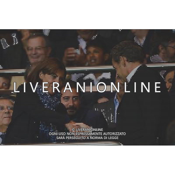 Anne HIDALGO / Nicolas SARKOZY - 31.08.2014 - Paris Saint Germain / Saint Etienne - 4eme journee de Ligue 1 - Photo : WinterPress / Icon Sport /AGENZIA ALDO LIVERANI SAS - ITALY ONLY - EDITORIAL USE ONLY