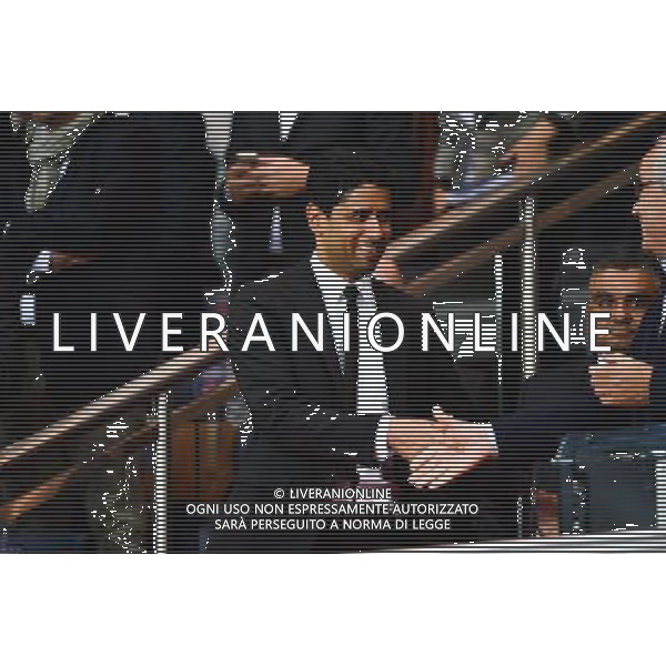 Nasser AL KHELAIFI - 31.08.2014 - Paris Saint Germain / Saint Etienne - 4eme journee de Ligue 1 - Photo : WinterPress / Icon Sport /AGENZIA ALDO LIVERANI SAS - ITALY ONLY - EDITORIAL USE ONLY