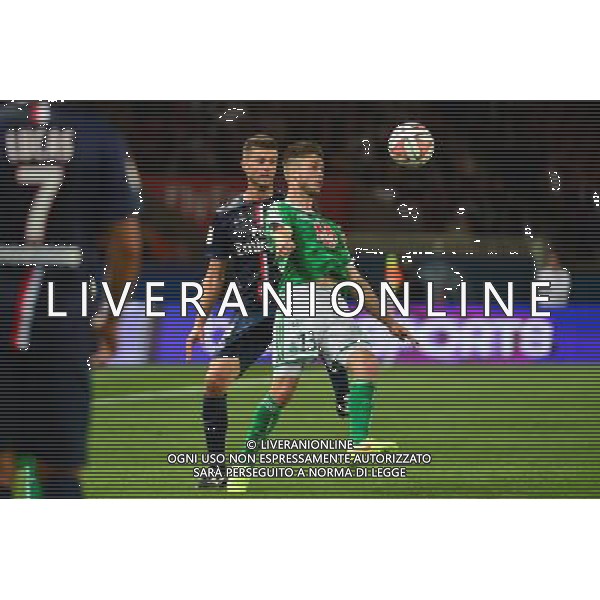 Ricky VAN WOLFSWINKEL / Thiago MOTTA - 31.08.2014 - Paris Saint Germain / Saint Etienne - 4eme journee de Ligue 1 - Photo : WinterPress / Icon Sport /AGENZIA ALDO LIVERANI SAS - ITALY ONLY - EDITORIAL USE ONLY