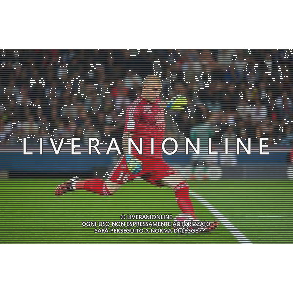 Stephane RUFFIER - 31.08.2014 - Paris Saint Germain / Saint Etienne - 4eme journee de Ligue 1 - Photo : WinterPress / Icon Sport /AGENZIA ALDO LIVERANI SAS - ITALY ONLY - EDITORIAL USE ONLY