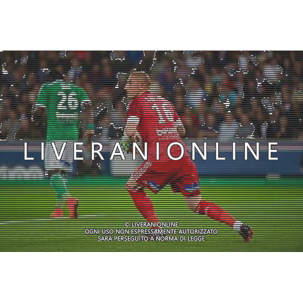 Stephane RUFFIER - 31.08.2014 - Paris Saint Germain / Saint Etienne - 4eme journee de Ligue 1 - Photo : WinterPress / Icon Sport /AGENZIA ALDO LIVERANI SAS - ITALY ONLY - EDITORIAL USE ONLY