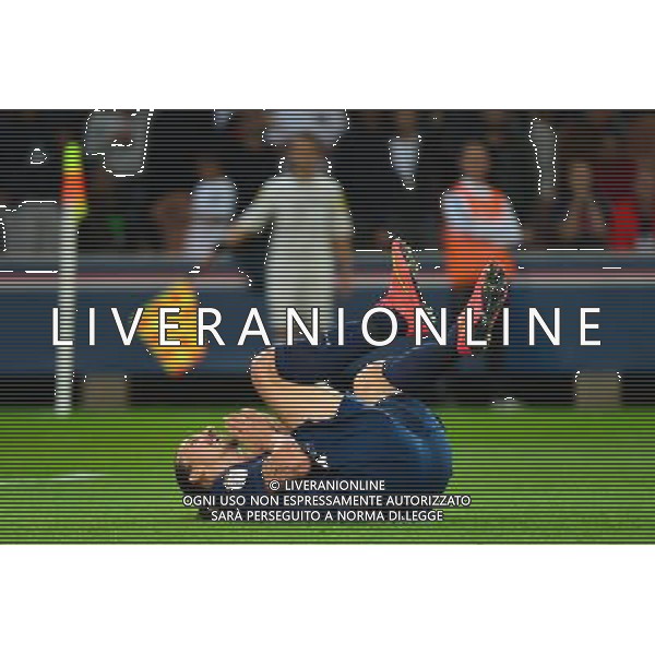 Zlatan IBRAHIMOVIC - Penalty refuse - 31.08.2014 - Paris Saint Germain / Saint Etienne - 4eme journee de Ligue 1 - Photo : WinterPress / Icon Sport /AGENZIA ALDO LIVERANI SAS - ITALY ONLY - EDITORIAL USE ONLY