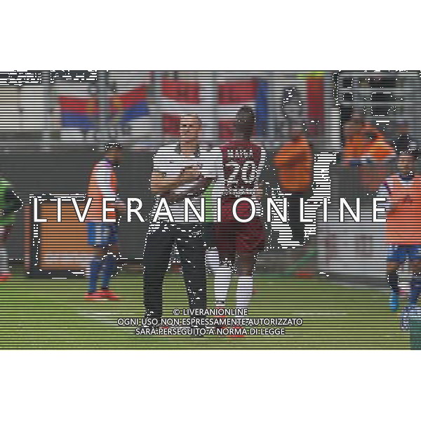 Albert CARTIER / Modibo MAIGA - 31.08.2014 - Metz / Lyon - 4eme journee de Ligue 1 Photo : Fred Marvaux / Icon Sport AG ALDO LIVERANI SAS ONLY ITALY