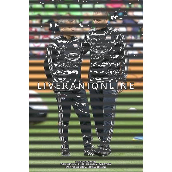 Bruno GENESIO / Abdeljelil REDISSI - 31.08.2014 - Metz / Lyon - 4eme journee de Ligue 1 Photo : Fred Marvaux / Icon Sport AG ALDO LIVERANI SAS ONLY ITALY