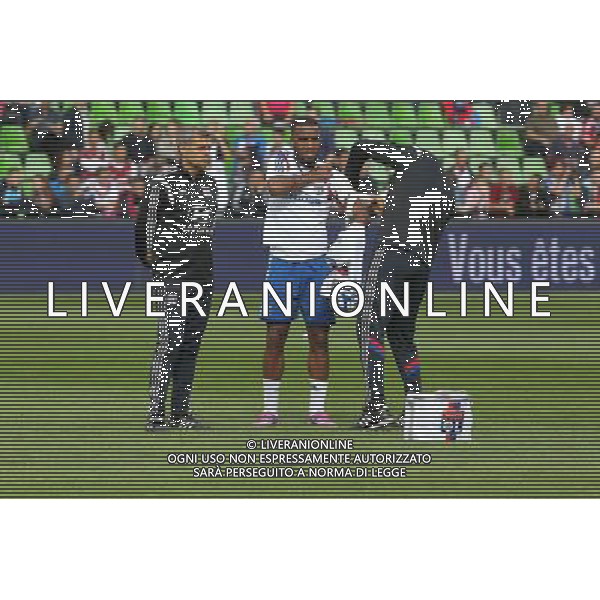 Bruno GENESIO / Alexandre LACAZETTE - 31.08.2014 - Metz / Lyon - 4eme journee de Ligue 1 Photo : Fred Marvaux / Icon Sport AG ALDO LIVERANI SAS ONLY ITALY