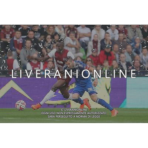 Modibo MAIGA / Maxime GONALONS - 31.08.2014 - Metz / Lyon - 4eme journee de Ligue 1 Photo : Fred Marvaux / Icon Sport AG ALDO LIVERANI SAS ONLY ITALY