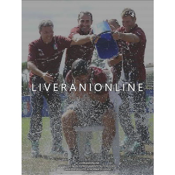 Raduno Nazionale Italiana Firenze - 01.09.2014 Allenamento Nella Foto:Antonio Conte subisce la secchiata d\'acqua fredda da parte del suo staff per la lotta contro la sla /Ph.Vitez-Ag. Aldo Liverani