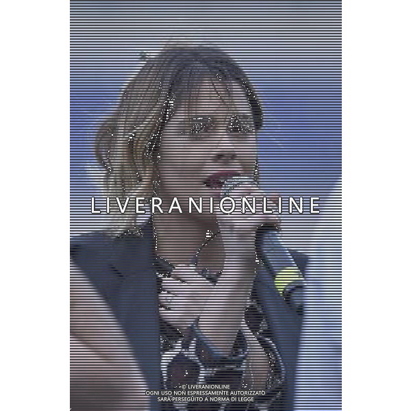 Roma - 01/09/2014 - Stadio Olimpico - Partita Interreligiosa per la Pace - nella foto: Martina Stoessel / Ph. Fabrizio Corradetti - Ag. Aldo Liverani Sas