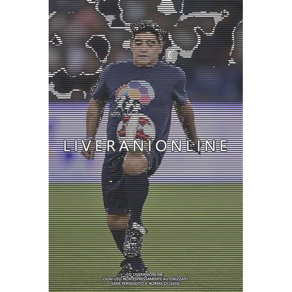 Roma - 01/09/2014 - Stadio Olimpico - Partita Interreligiosa per la Pace - nella foto: diego armando maradona / Ph. Fabrizio Corradetti - Ag. Aldo Liverani Sas