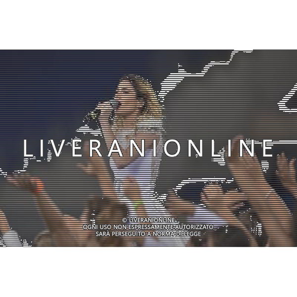 Roma - 01/09/2014 - Stadio Olimpico - Partita Interreligiosa per la Pace - nella foto: Martina Stoessel / Ph. Fabrizio Corradetti - Ag. Aldo Liverani Sas