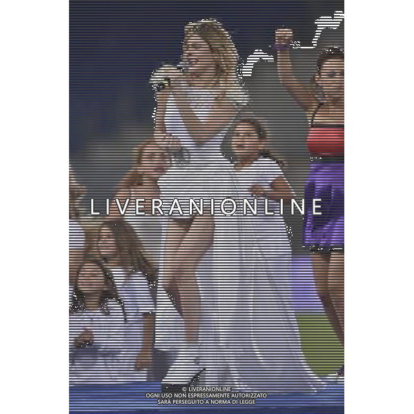 Roma - 01/09/2014 - Stadio Olimpico - Partita Interreligiosa per la Pace - nella foto: Martina Stoessel / Ph. Fabrizio Corradetti - Ag. Aldo Liverani Sas