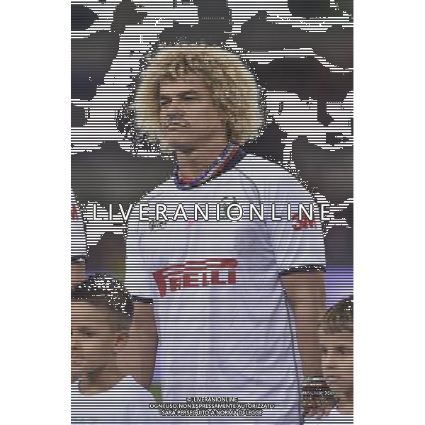 Roma - 01/09/2014 - Stadio Olimpico - Partita Interreligiosa per la Pace - nella foto: carlos valderrama / Ph. Fabrizio Corradetti - Ag. Aldo Liverani Sas