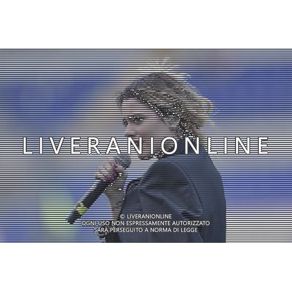 Roma - 01/09/2014 - Stadio Olimpico - Partita Interreligiosa per la Pace - nella foto: Martina Stoessel / Ph. Fabrizio Corradetti - Ag. Aldo Liverani Sas