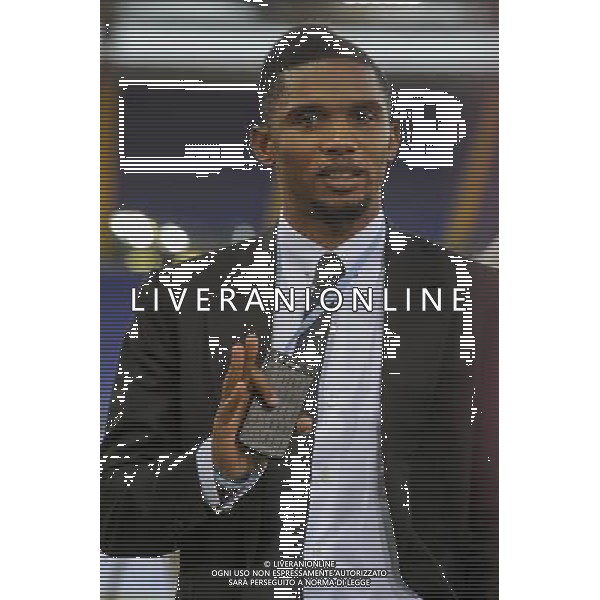 Roma - 01/09/2014 - Stadio Olimpico - Partita Interreligiosa per la Pace - nella foto: Samuel Eto\'o / Ph. Fabrizio Corradetti - Ag. Aldo Liverani Sas