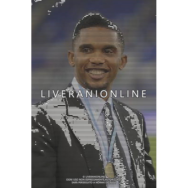 Roma - 01/09/2014 - Stadio Olimpico - Partita Interreligiosa per la Pace - nella foto: Samuel Eto\'o / Ph. Fabrizio Corradetti - Ag. Aldo Liverani Sas