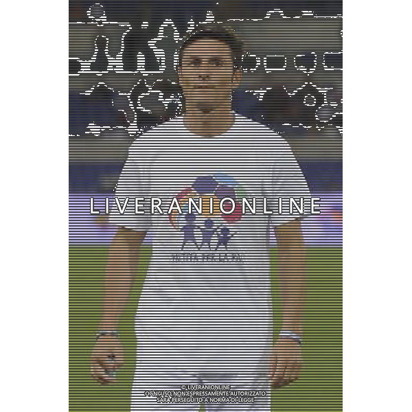 Roma - 01/09/2014 - Stadio Olimpico - Partita Interreligiosa per la Pace - nella foto: Javier Zanetti / Ph. Fabrizio Corradetti - Ag. Aldo Liverani Sas