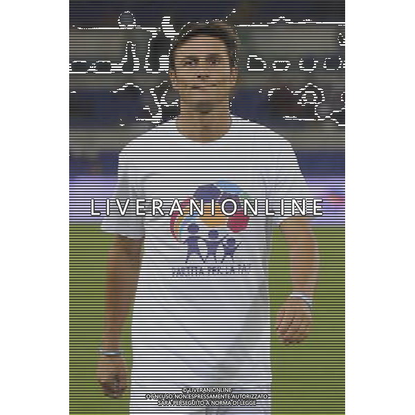 Roma - 01/09/2014 - Stadio Olimpico - Partita Interreligiosa per la Pace - nella foto: Javier Zanetti / Ph. Fabrizio Corradetti - Ag. Aldo Liverani Sas