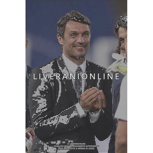 Roma - 01/09/2014 - Stadio Olimpico - Partita Interreligiosa per la Pace - nella foto: Paolo Maldini / Ph. Fabrizio Corradetti - Ag. Aldo Liverani Sas