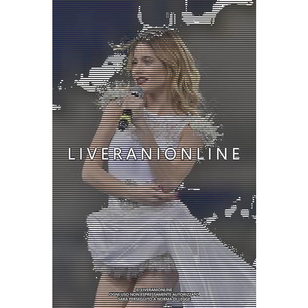 Roma - 01/09/2014 - Stadio Olimpico - Partita Interreligiosa per la Pace - nella foto: Martina Stoessel / Ph. Fabrizio Corradetti - Ag. Aldo Liverani Sas