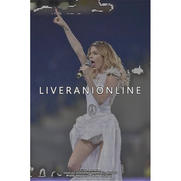 Roma - 01/09/2014 - Stadio Olimpico - Partita Interreligiosa per la Pace - nella foto: Martina Stoessel / Ph. Fabrizio Corradetti - Ag. Aldo Liverani Sas