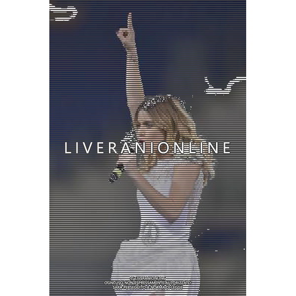 Roma - 01/09/2014 - Stadio Olimpico - Partita Interreligiosa per la Pace - nella foto: Martina Stoessel / Ph. Fabrizio Corradetti - Ag. Aldo Liverani Sas