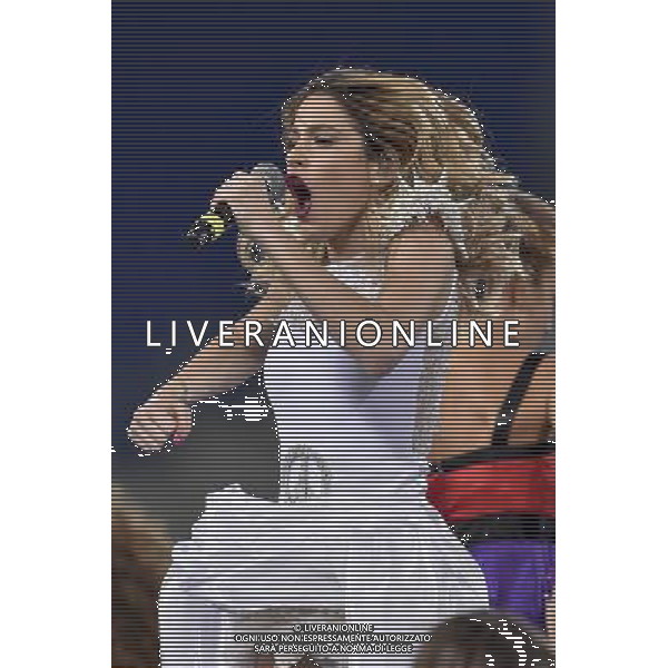 Roma - 01/09/2014 - Stadio Olimpico - Partita Interreligiosa per la Pace - nella foto: Martina Stoessel / Ph. Fabrizio Corradetti - Ag. Aldo Liverani Sas