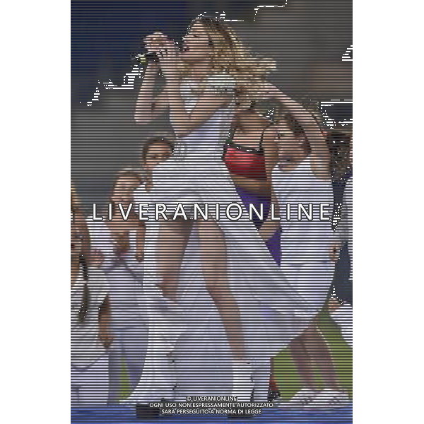 Roma - 01/09/2014 - Stadio Olimpico - Partita Interreligiosa per la Pace - nella foto: Martina Stoessel / Ph. Fabrizio Corradetti - Ag. Aldo Liverani Sas