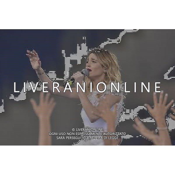 Roma - 01/09/2014 - Stadio Olimpico - Partita Interreligiosa per la Pace - nella foto: Martina Stoessel / Ph. Fabrizio Corradetti - Ag. Aldo Liverani Sas