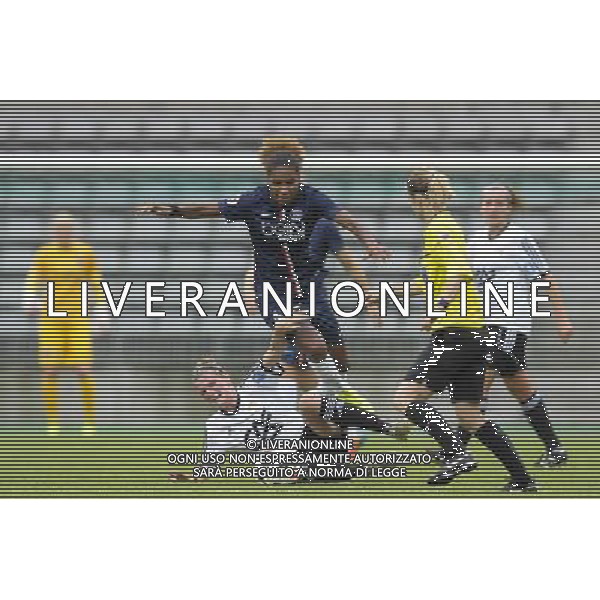 Ludivine Bultel / Laura Georges - 30.08.2014 - PSG / Arras - 1ere journee de D1 feminin Photo : Andre Ferreira / Icon Sport /AGENZIA ALDO LIVERANI SAS - ITALY ONLY - EDITORIAL USE ONLY