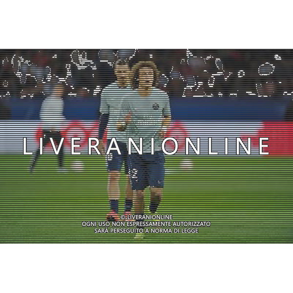 David LUIZ - 31.08.2014 - Paris Saint Germain / Saint Etienne - 4eme journee de Ligue 1 - Photo : Aurelien Meunier / Icon Sport /AGENZIA ALDO LIVERANI SAS - ITALY ONLY - EDITORIAL USE ONLY