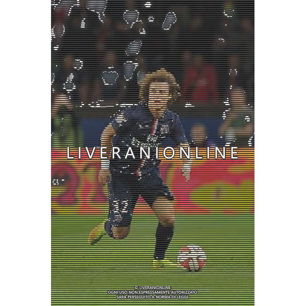 David LUIZ - 31.08.2014 - Paris Saint Germain / Saint Etienne - 4eme journee de Ligue 1 - Photo : Aurelien Meunier / Icon Sport /AGENZIA ALDO LIVERANI SAS - ITALY ONLY - EDITORIAL USE ONLY