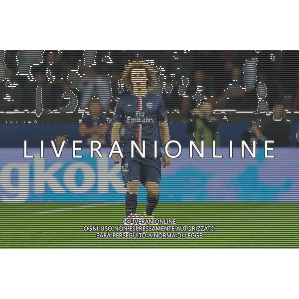 David LUIZ - 31.08.2014 - Paris Saint Germain / Saint Etienne - 4eme journee de Ligue 1 - Photo : Aurelien Meunier / Icon Sport /AGENZIA ALDO LIVERANI SAS - ITALY ONLY - EDITORIAL USE ONLY