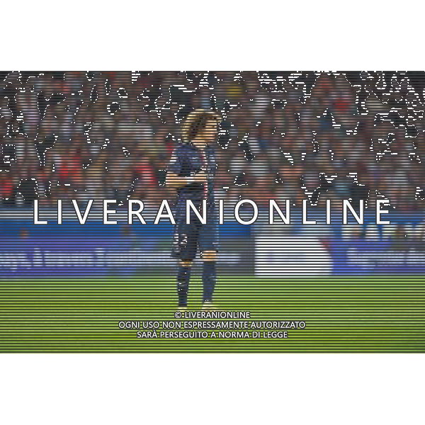 David LUIZ - 31.08.2014 - Paris Saint Germain / Saint Etienne - 4eme journee de Ligue 1 - Photo : Aurelien Meunier / Icon Sport /AGENZIA ALDO LIVERANI SAS - ITALY ONLY - EDITORIAL USE ONLY