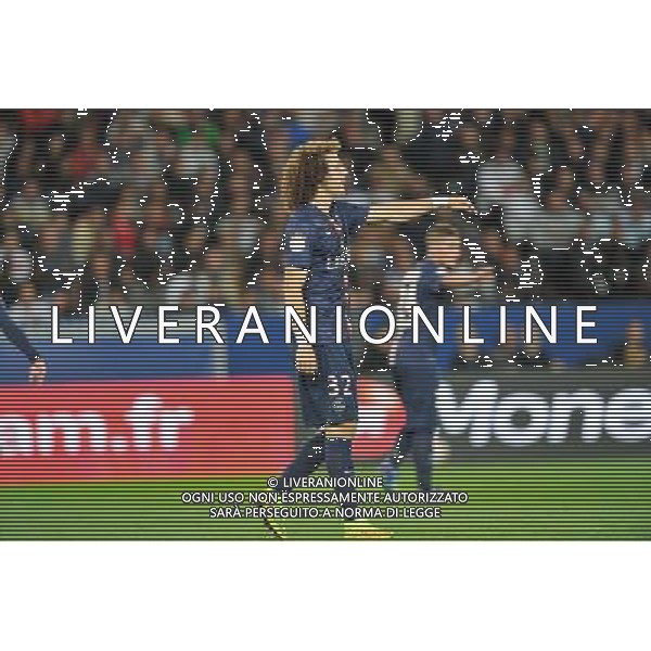 David LUIZ - 31.08.2014 - Paris Saint Germain / Saint Etienne - 4eme journee de Ligue 1 - Photo : Aurelien Meunier / Icon Sport /AGENZIA ALDO LIVERANI SAS - ITALY ONLY - EDITORIAL USE ONLY