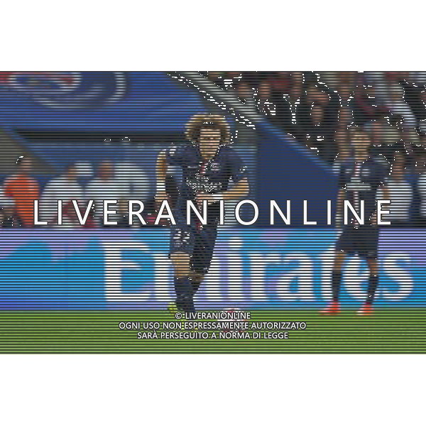 David LUIZ - 31.08.2014 - Paris Saint Germain / Saint Etienne - 4eme journee de Ligue 1 - Photo : Aurelien Meunier / Icon Sport /AGENZIA ALDO LIVERANI SAS - ITALY ONLY - EDITORIAL USE ONLY