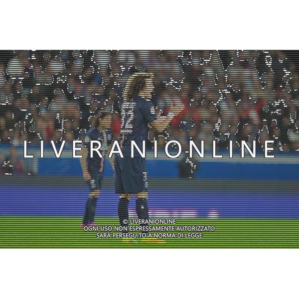 David LUIZ - 31.08.2014 - Paris Saint Germain / Saint Etienne - 4eme journee de Ligue 1 - Photo : Aurelien Meunier / Icon Sport /AGENZIA ALDO LIVERANI SAS - ITALY ONLY - EDITORIAL USE ONLY