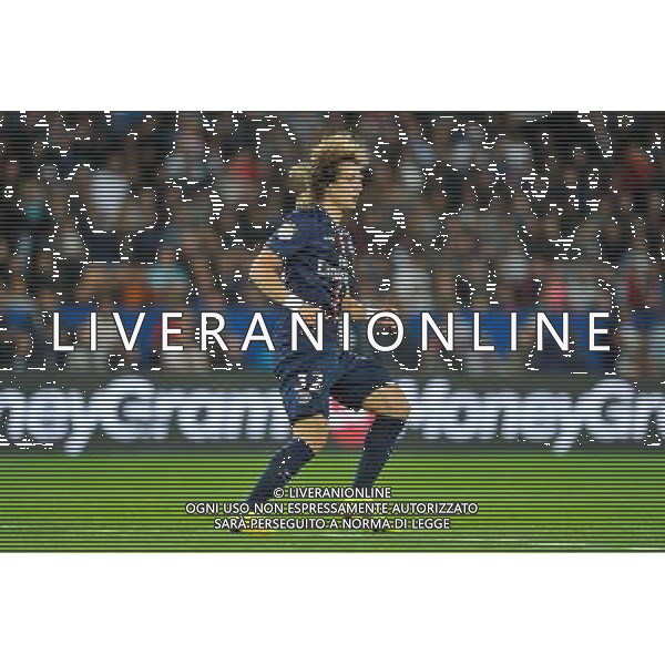 David LUIZ - 31.08.2014 - Paris Saint Germain / Saint Etienne - 4eme journee de Ligue 1 - Photo : Aurelien Meunier / Icon Sport /AGENZIA ALDO LIVERANI SAS - ITALY ONLY - EDITORIAL USE ONLY