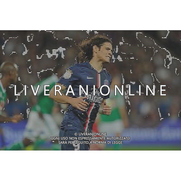 Edinson CAVANI - 31.08.2014 - Paris Saint Germain / Saint Etienne - 4eme journee de Ligue 1 - Photo : Aurelien Meunier / Icon Sport /AGENZIA ALDO LIVERANI SAS - ITALY ONLY - EDITORIAL USE ONLY