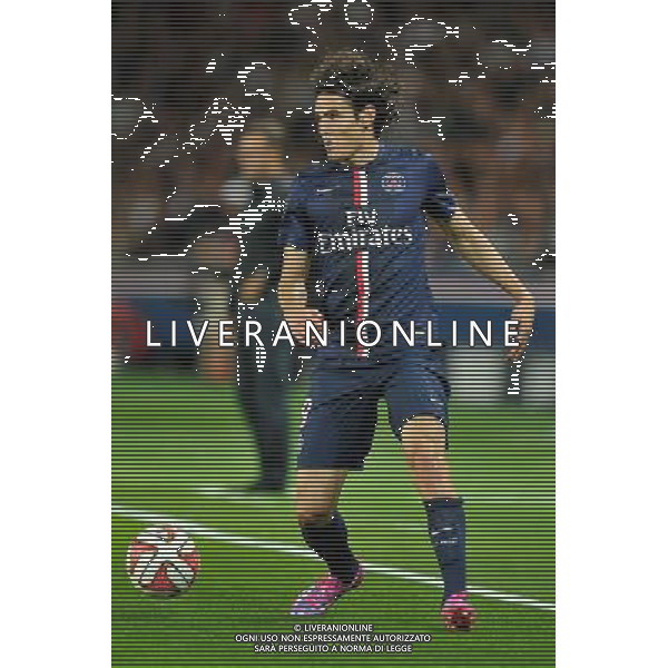 Edinson CAVANI - 31.08.2014 - Paris Saint Germain / Saint Etienne - 4eme journee de Ligue 1 - Photo : Aurelien Meunier / Icon Sport /AGENZIA ALDO LIVERANI SAS - ITALY ONLY - EDITORIAL USE ONLY