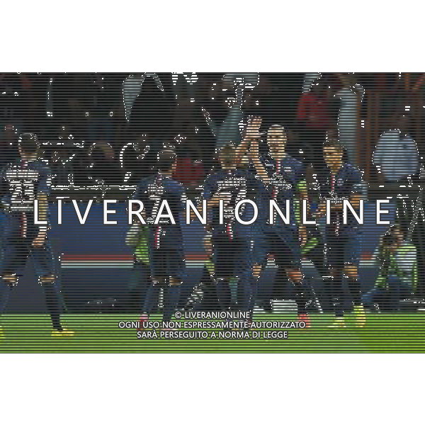 Joie - Zlatan IBRAHIMOVIC - 31.08.2014 - Paris Saint Germain / Saint Etienne - 4eme journee de Ligue 1 - Photo : Aurelien Meunier / Icon Sport /AGENZIA ALDO LIVERANI SAS - ITALY ONLY - EDITORIAL USE ONLY