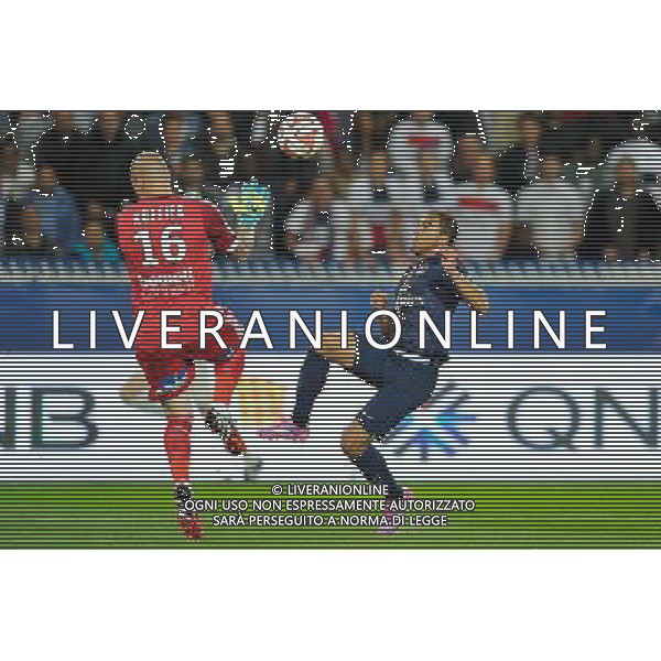 LUCAS / Stephane RUFFIER - 31.08.2014 - Paris Saint Germain / Saint Etienne - 4eme journee de Ligue 1 - Photo : Aurelien Meunier / Icon Sport /AGENZIA ALDO LIVERANI SAS - ITALY ONLY - EDITORIAL USE ONLY