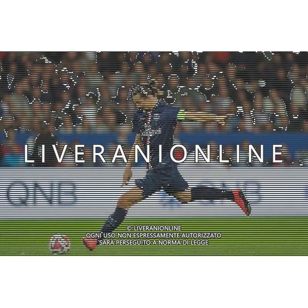 Zlatan IBRAHIMOVIC - 31.08.2014 - Paris Saint Germain / Saint Etienne - 4eme journee de Ligue 1 - Photo : Aurelien Meunier / Icon Sport /AGENZIA ALDO LIVERANI SAS - ITALY ONLY - EDITORIAL USE ONLY
